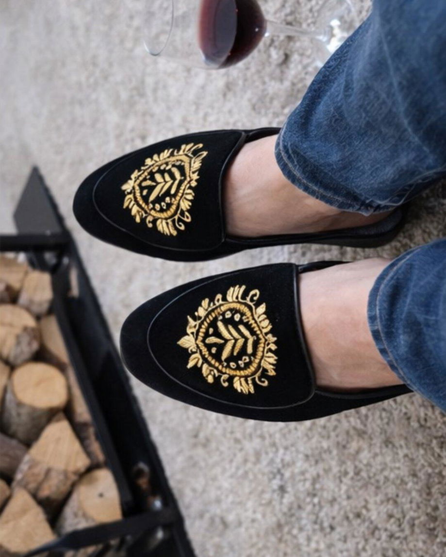 ITALIAN VELVET MULE – Italian Shoes Company