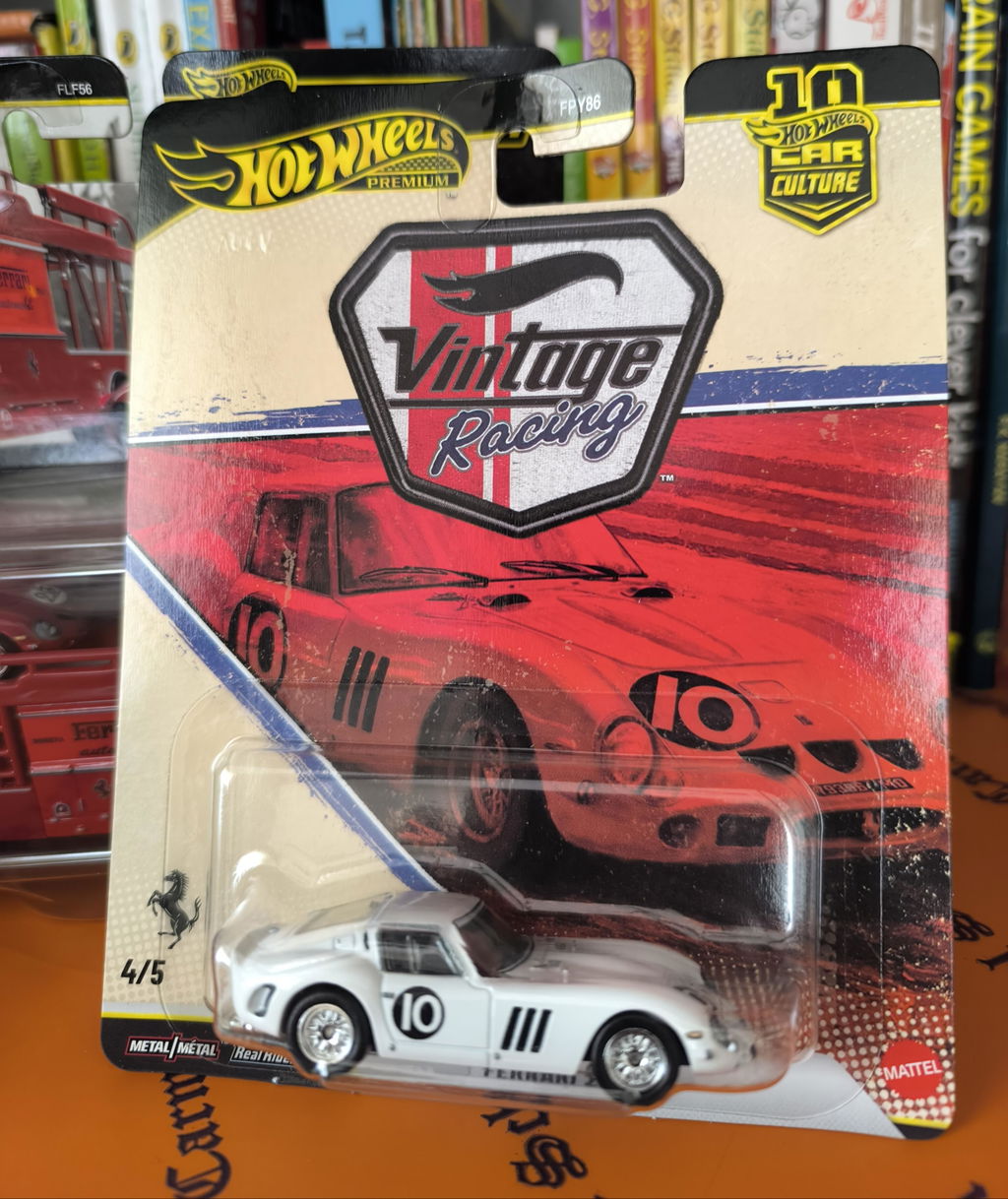 IMPORTED - HOT WHEELS - PREMIUM - VINTAGE RACING - FERRARI 250 GTO - 9F