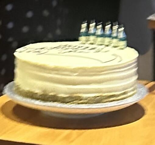 Personalised Pistachio & Lemon Cake