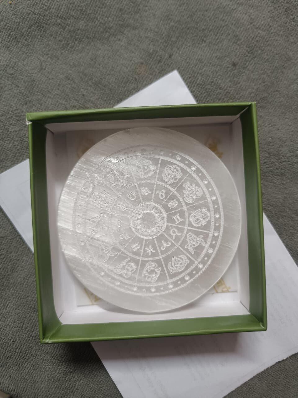 Celestial Selenite Charging Plate