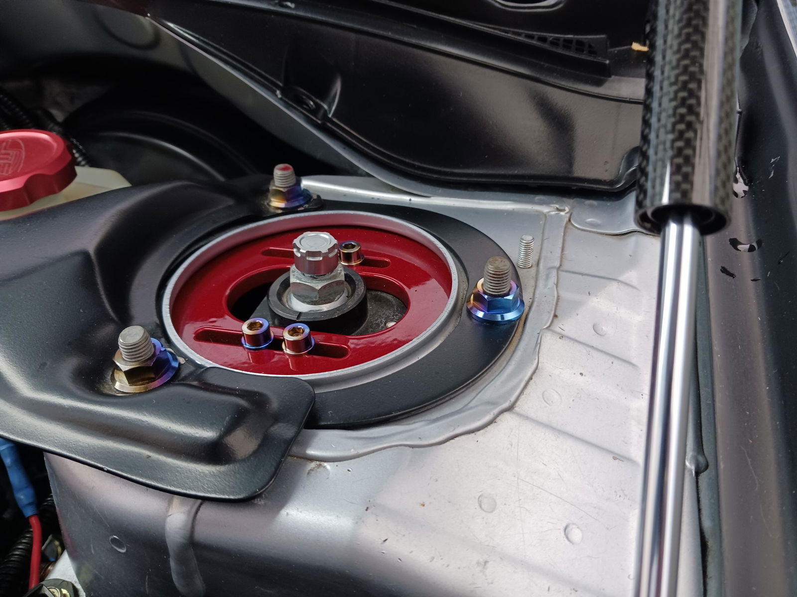 JDC Titanium Strut Tower Hardware Kit | Evo 4-X | JD Customs U.S.A
