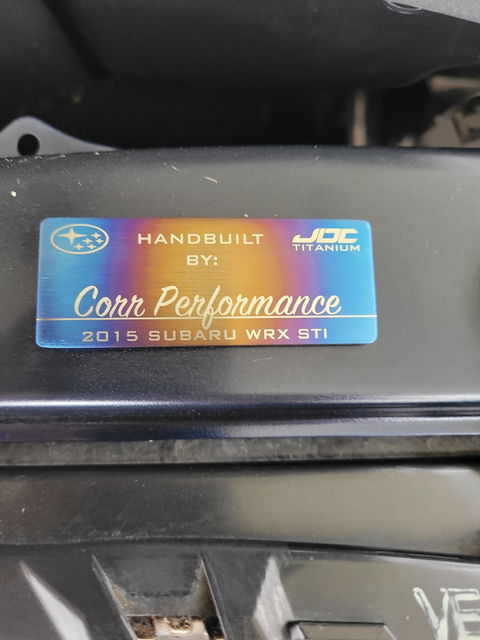 JDC Titanium "Takumi" Engine Builder Badge | Nissan R35 GT-R