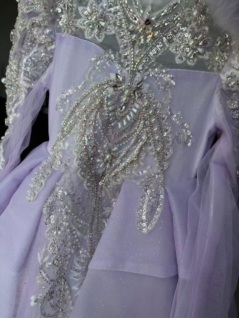 Luxury Girl Dress Crystal Princess Birthday Pageant Party Gown J123