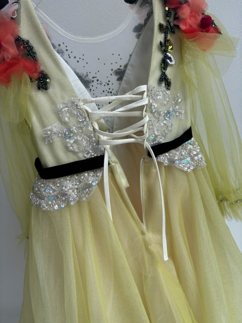 Sage Green Beaded Applique Tulle Flower Girl Dress J270