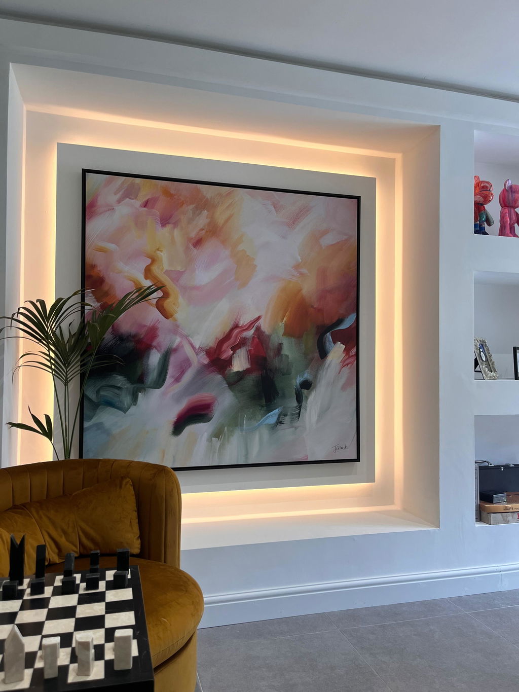 A Sunsets Embrace 2 - Framed Canvas Print