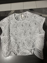 CAMISOLA PEARLS BRANCO