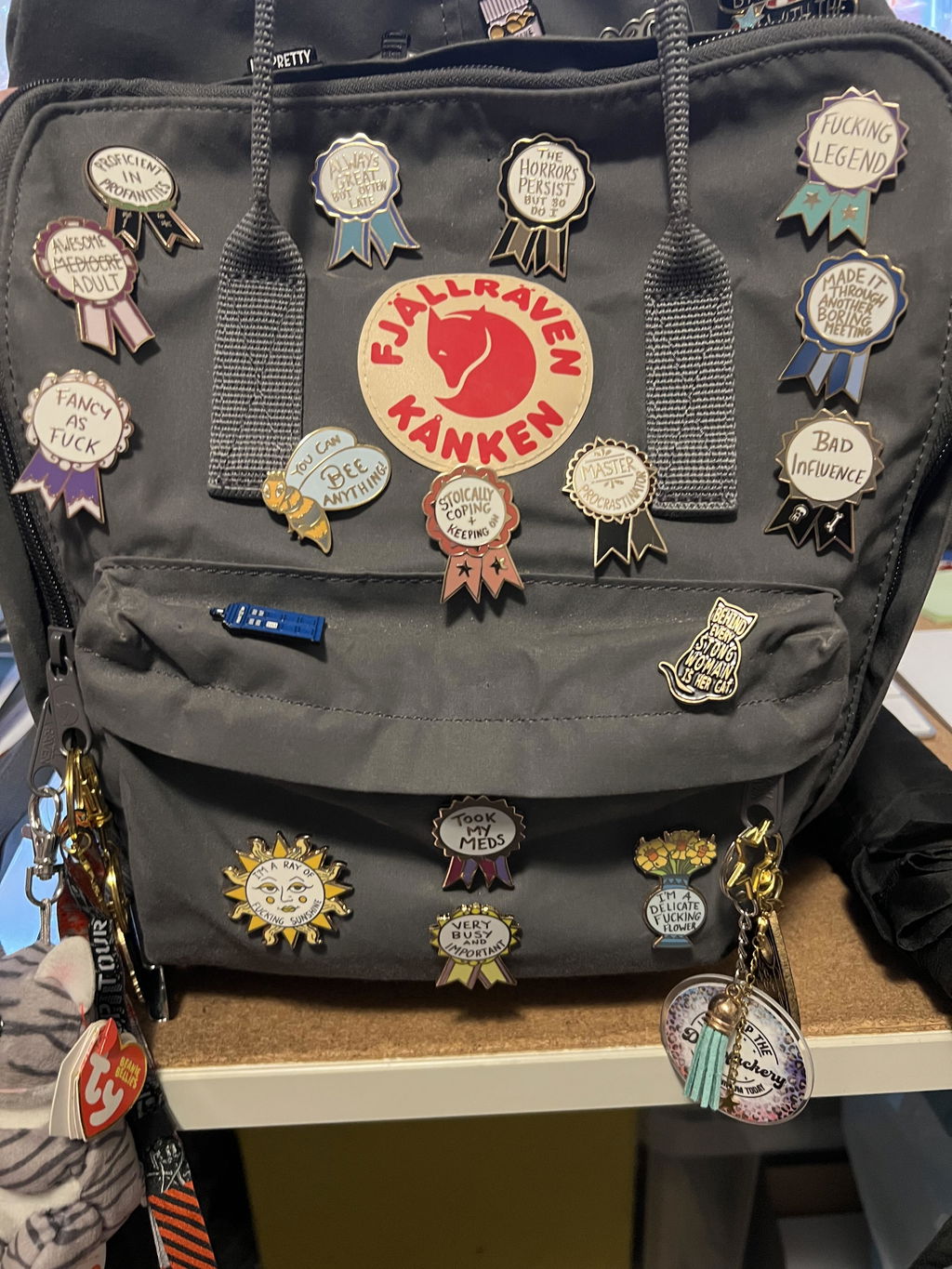 The Horrors Persist But So Do I Award Lapel Pin