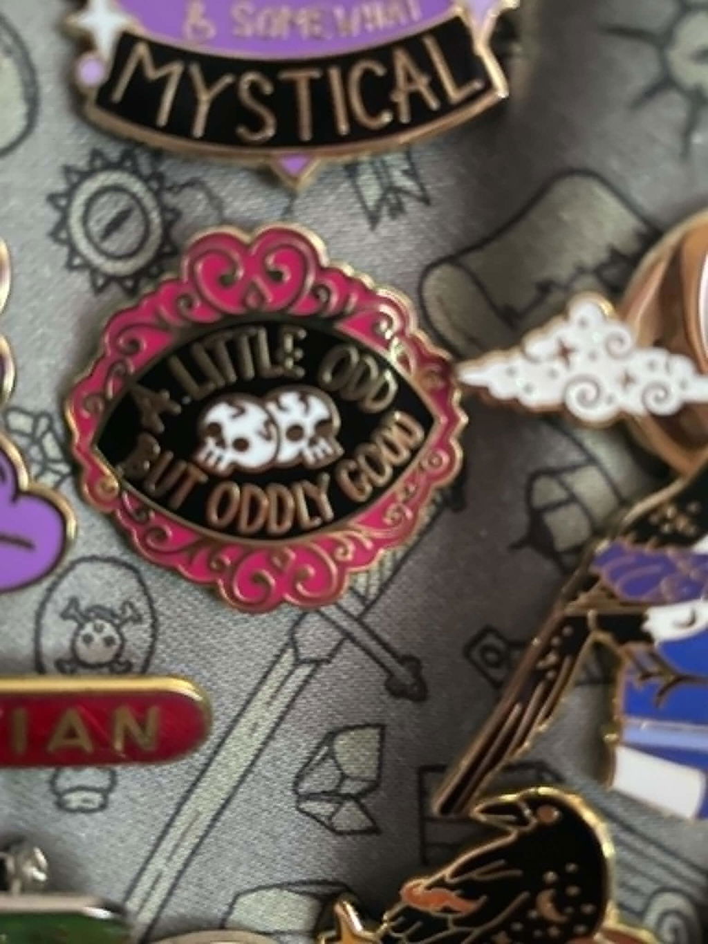 A Little Odd But Oddly Good Lapel Pin