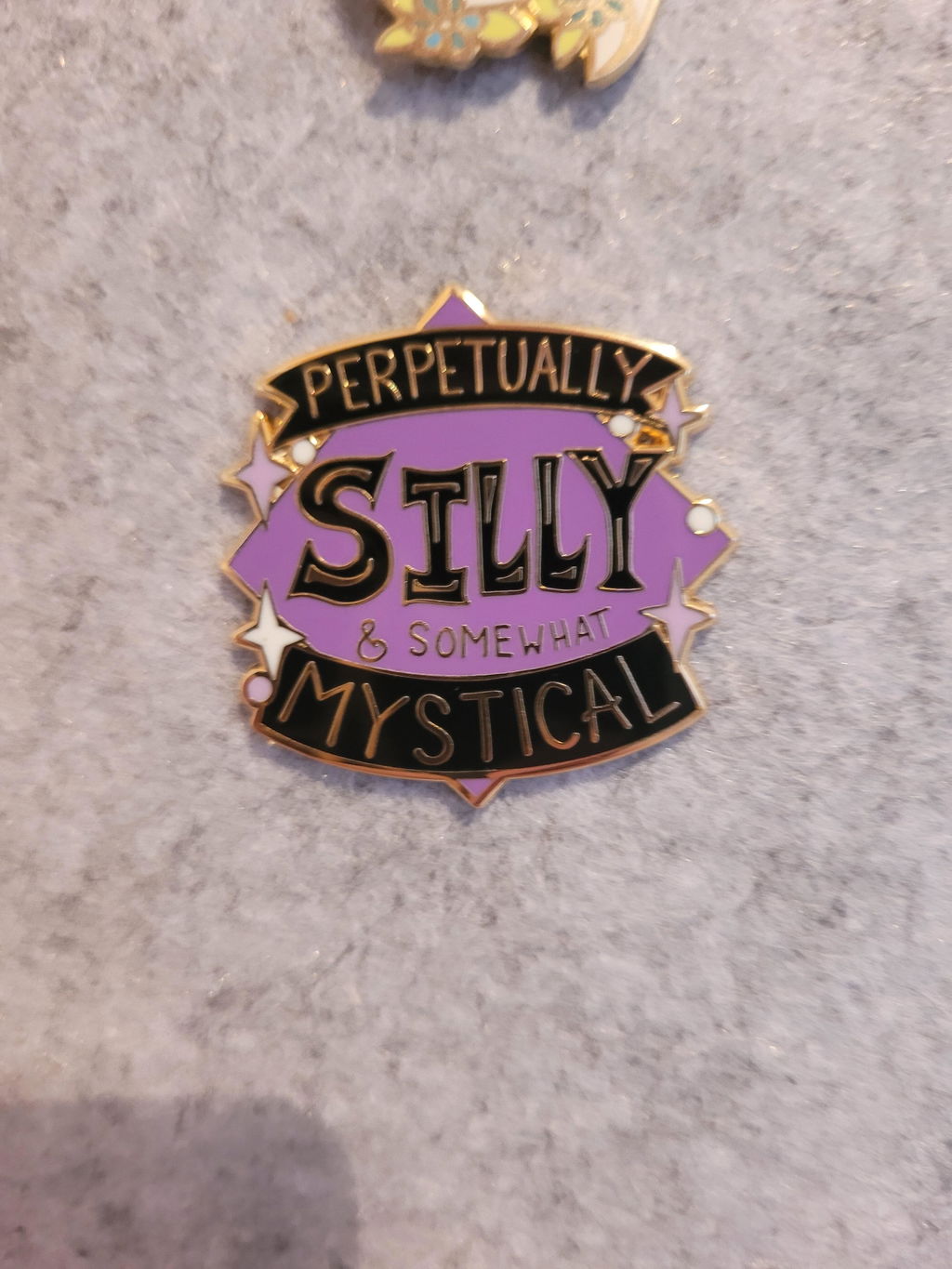 Perpetually Silly & Somewhat Mystical Lapel Pin