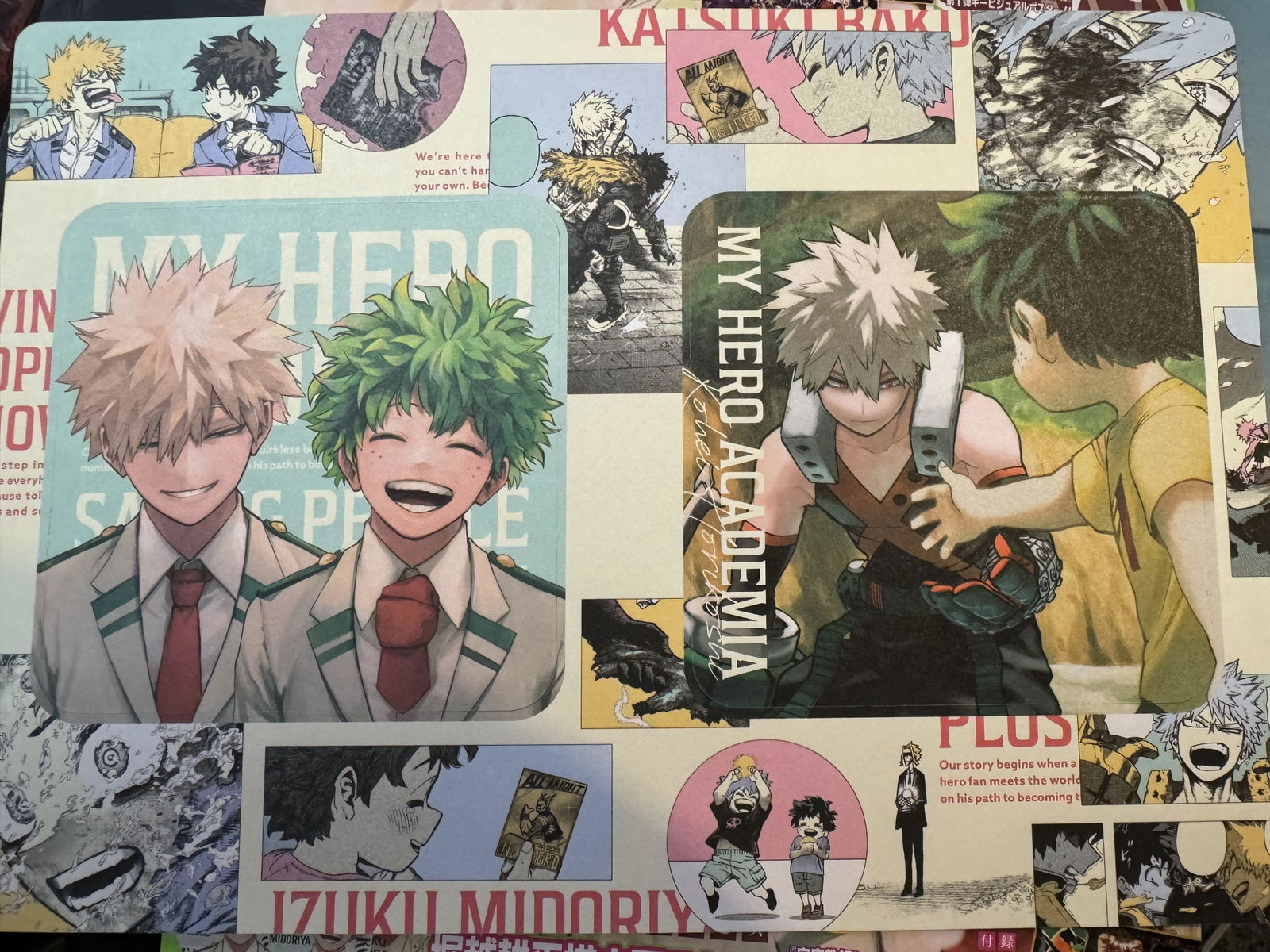 JUMP GIGA SPRING 2024 MY HERO ACADEMIA + COASTER + CLEAR FILE +
