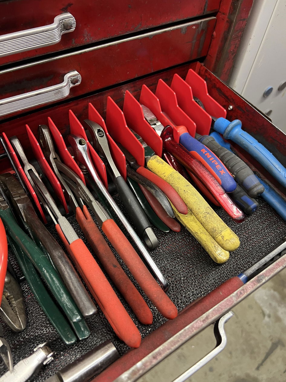 versatile iron pliers organizer metal tool storage rack - United Kingdom