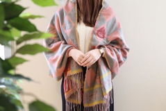 Official Ghibli Howls Moving Castle Shawl • Jacquard Stole with Calcifer