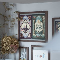 Official Ghibli Wall Art Picture/Folder • Howl, Totoro, Kikis Delivery, Mononoke, Spirited Away, Whispering Clear File
