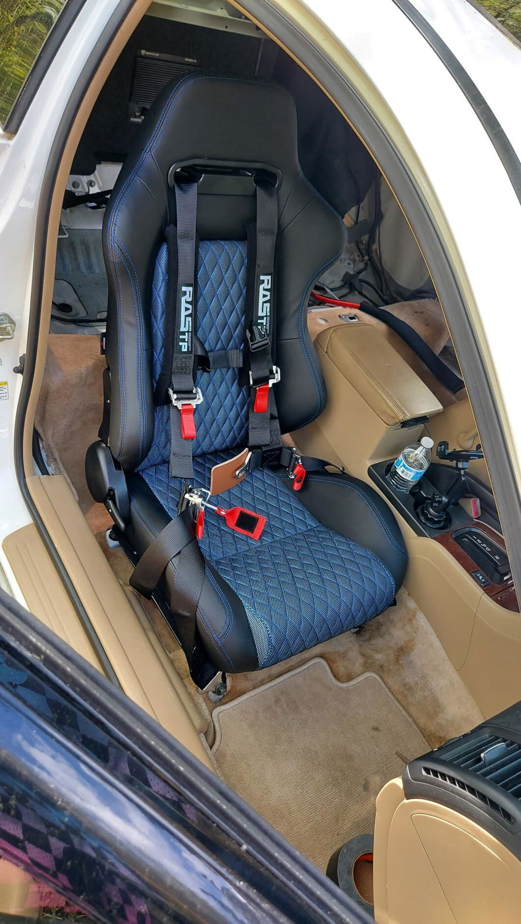 KARNOX Phantom 8010 Racing Bucket Seats Pair - Black