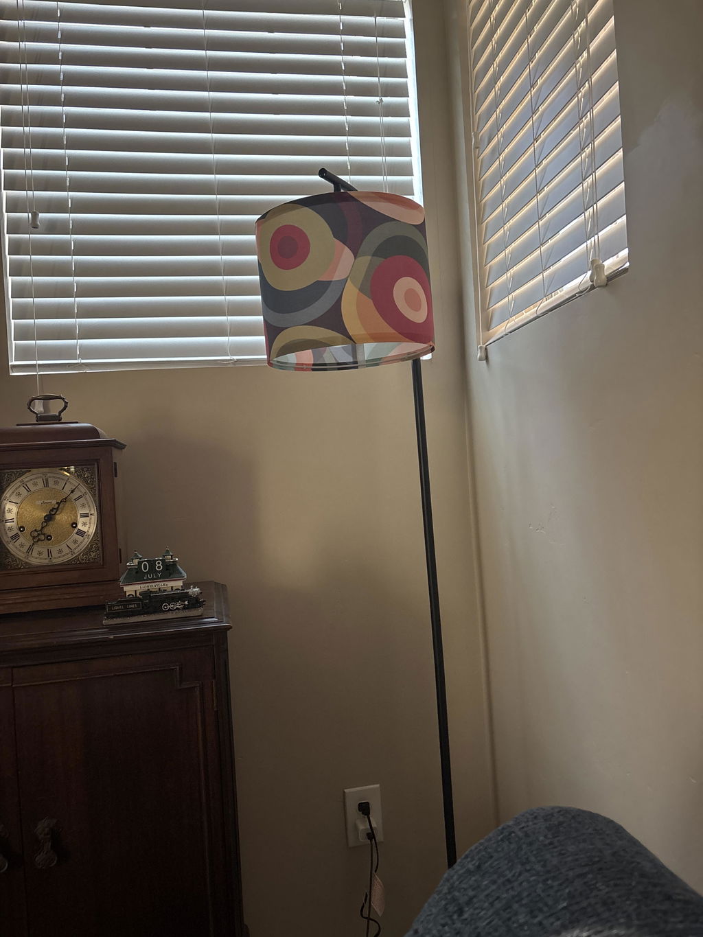 Mid Century Modern Orb Arc Lamp, Retro MCM Groovy Floor Lamp, Vintage Mod Lighting Fixture