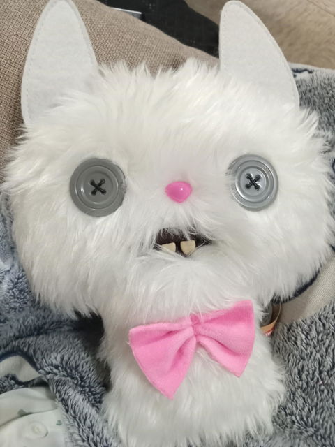 Fuggler Alley Cats : Gato Blanco (Peluche)