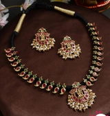 Dheera - Paisely Handmade Black Thread Necklace