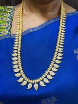 Semi Bridal White Stone Manga Necklace Set- Short and Haram Available separately