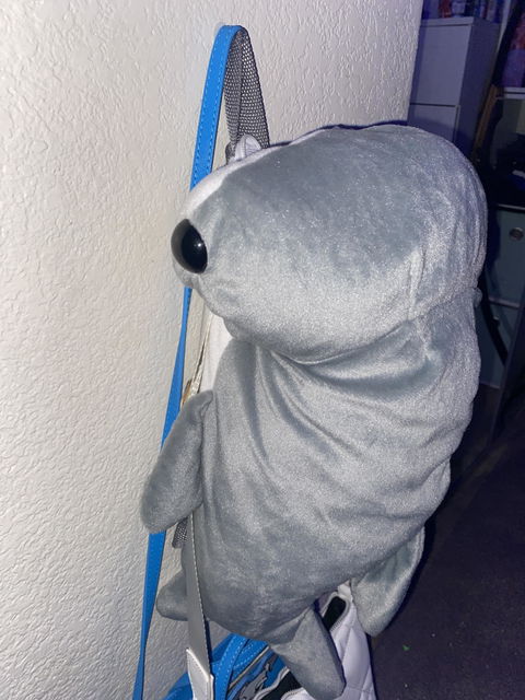 Kawaii Hammerhead Shark Plush Backpack