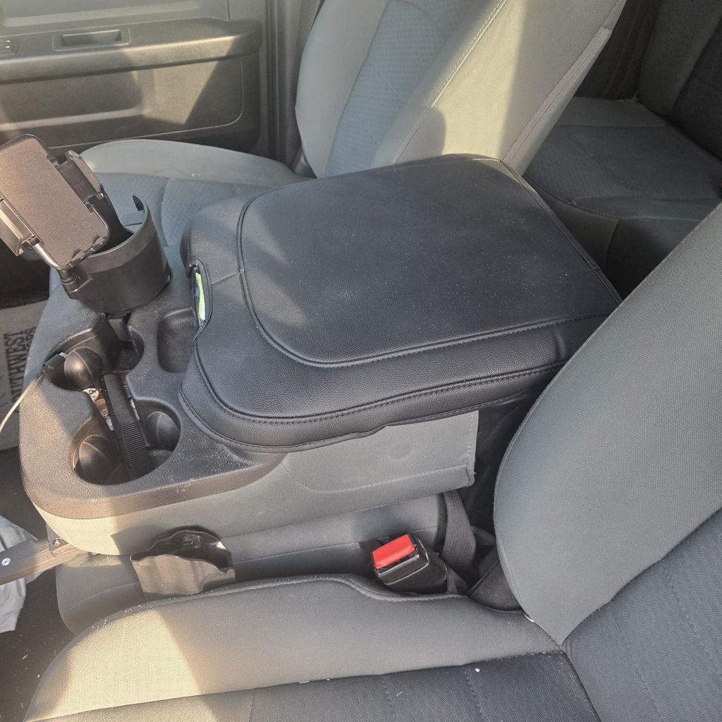 Center Console Armrest Cover for Jump Seat 2013-2018 Dodge Ram 1500,2013-2025 Dodge Ram 2500/3500/1500Classic