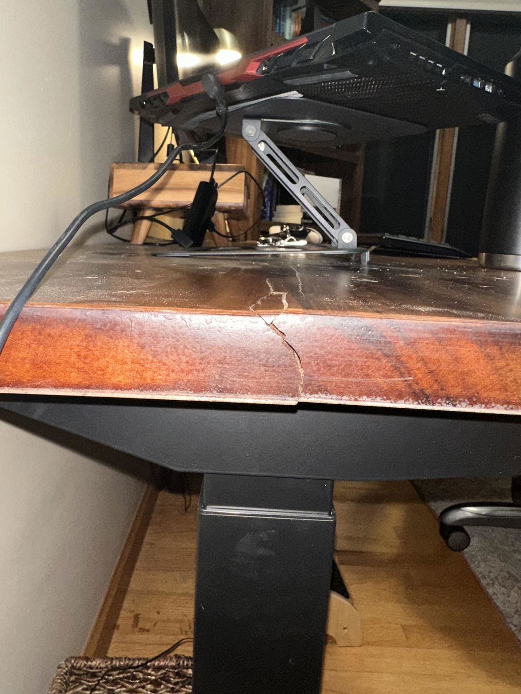 Adjustable Standing Desk - Black Frame | Keelan Scott