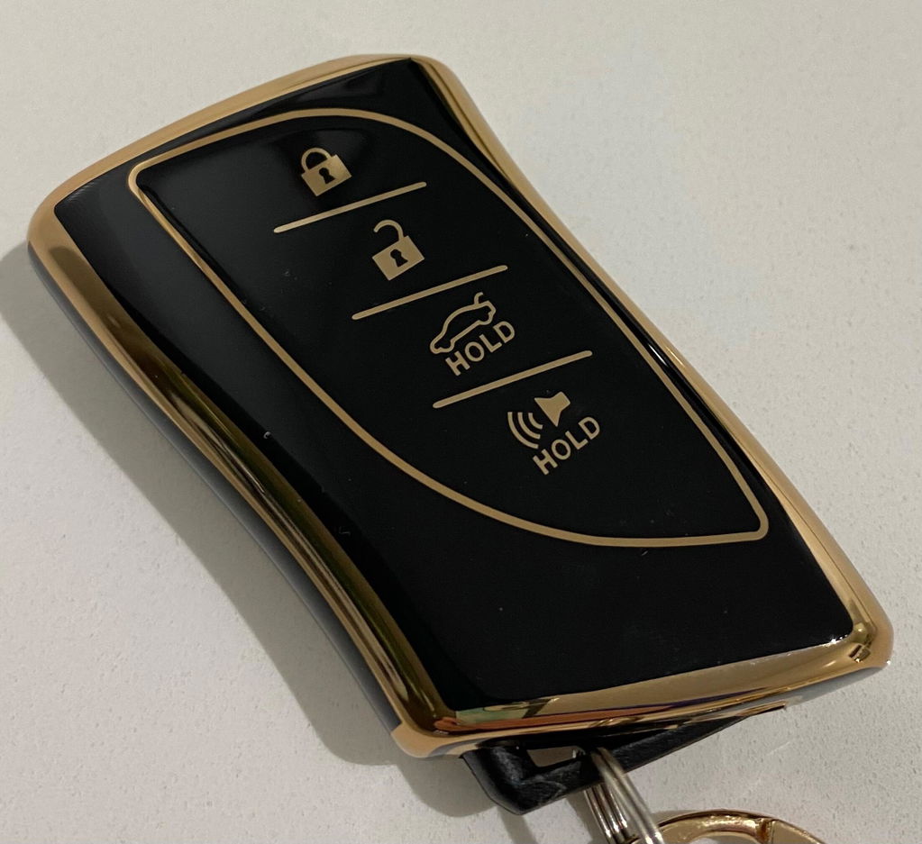 Lexus Car Key Cover (2019+) 4 button | IS200, IS250, IS300, IS350, ES300, RC200T﻿, RC300, RC350, LX570, NX200, NX300, RX350, RX450 key fob cover