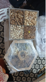 Customer review photo for Buy Dry Fruit Gift Box – 4 Compartments, 1kg Premium Pack