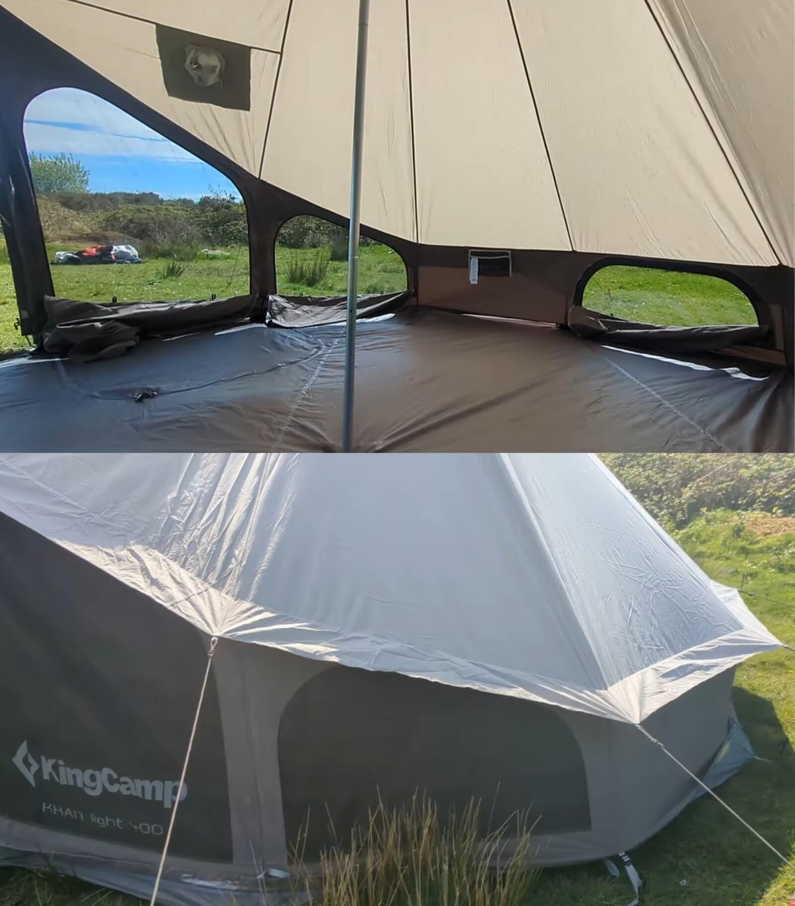 KingCamp KHAN LIGHT 400/500 Canvas Bell Tent – KingCamp Outdoors