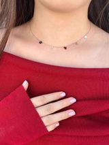 Moment 18K RyujixSmiley Special Edition Personalise Letter Gold Necklace