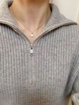 Unlock Platinum Lock Gold Personalised Necklace