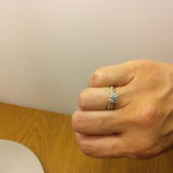 0.5 CT Round Cut Solitaire Lab Grown Diamond Engagement Ring