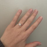 Princess Solitaire Engagement Ring – 2 CT Lab Grown Diamond