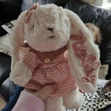 Personalized Embroidered Bunny Plush Baby Gift