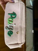 Personalized Name Corduroy Pencil Case – Custom Kids Zipper Pouch, Baby Shower Gift, Makeup Bag, Back to School