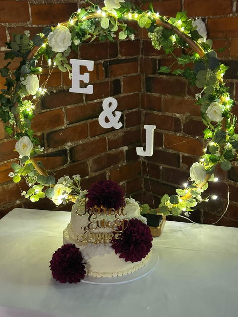 Personalised Engagement Cake Topper