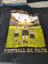 Tshirt personnalisé pour Papa | Cadeau personnalisé pour Son Père  | L'équipe de football de papa