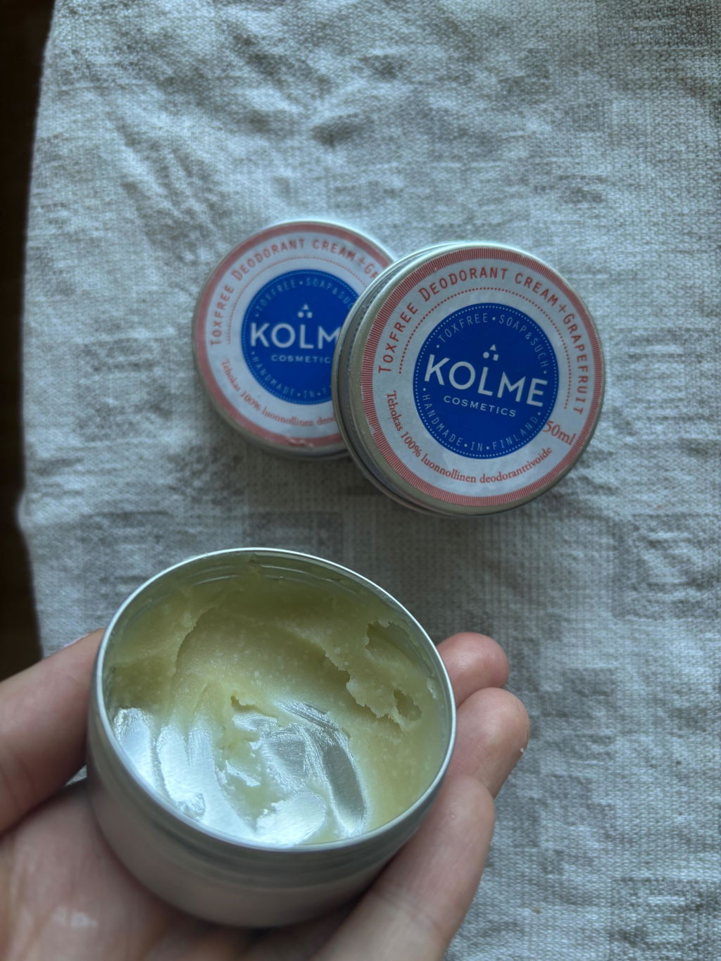 Luonnollinen deodorantti, Greippi
