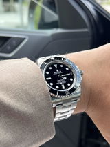Submariner Oystersteel – Black Dial Black Bezel Oyster Date