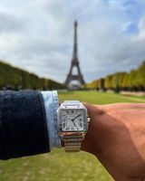 Santos Steel – White Dial