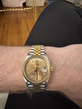 Datejust Rolesor - Champagne Dial Jubilee