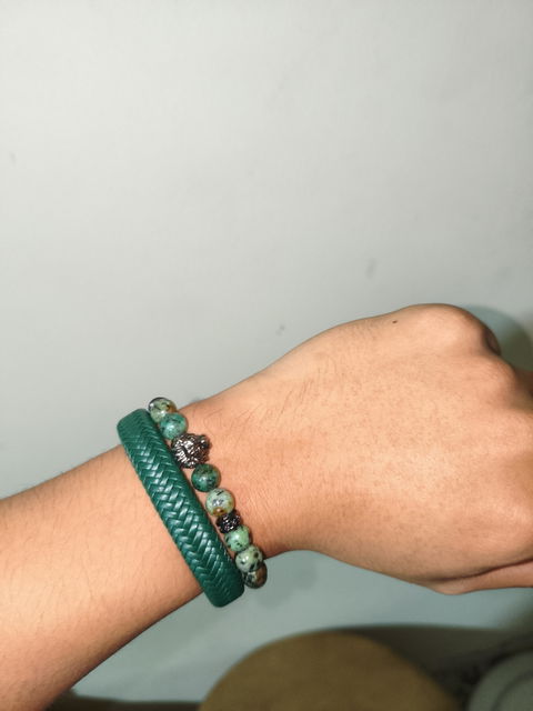 Pulsera Howlita negra