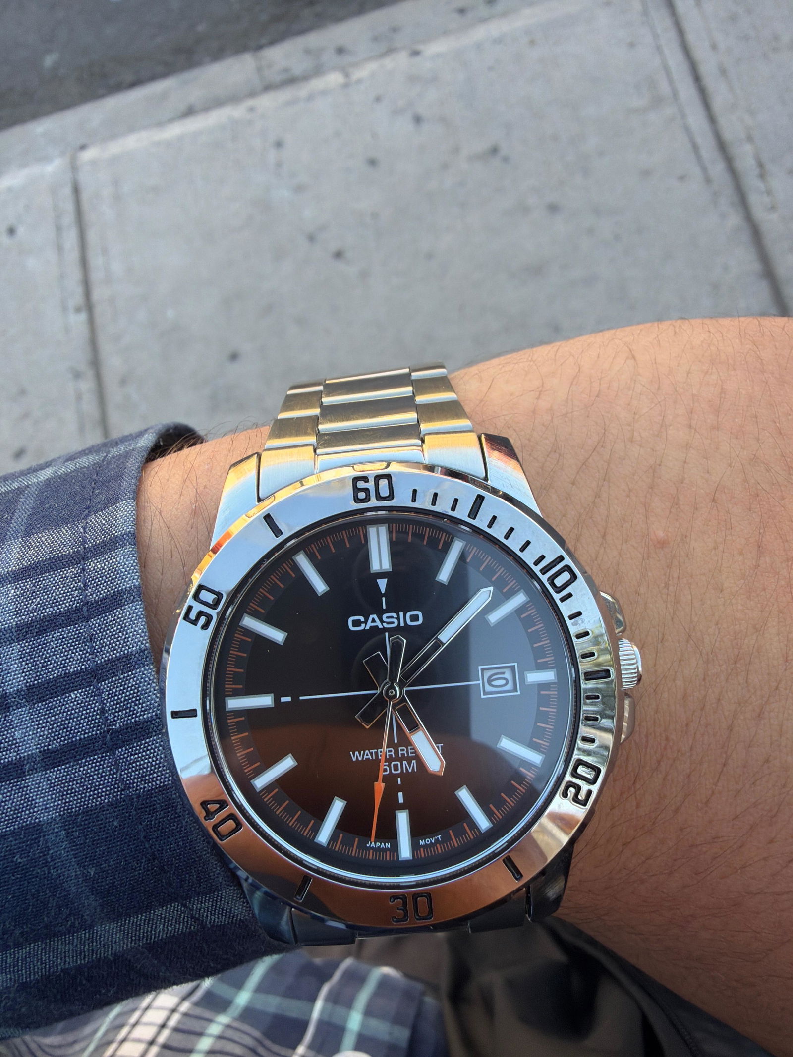 Reloj Casio Análogo Hombre MTP-VD01D-1E2V – La Relojería.cl