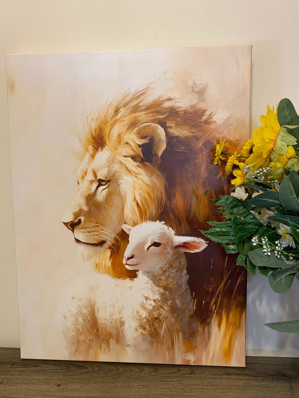 Revelation 5:5–6 Wall Art | Jesus the Lion and the Lamb Judah Decor
