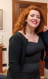 Tubino AUDREY Corsetto Sculpt - Nero/Viola Mulberry