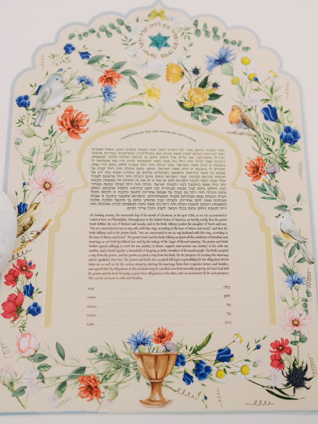Vintage Italian Inspired Ketubah