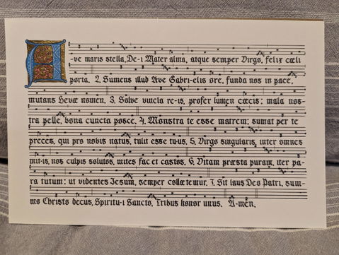 Ave Maris Stella Chant