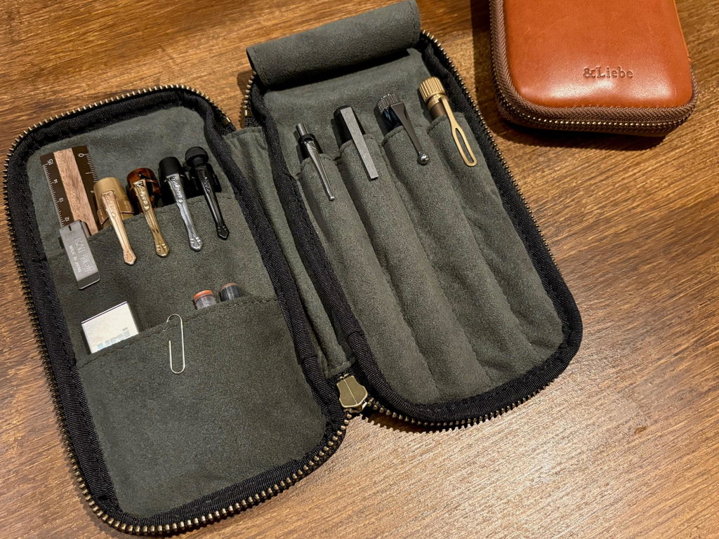 予約販売 4本差しジップペンケース 【栃木レザー】 (sku