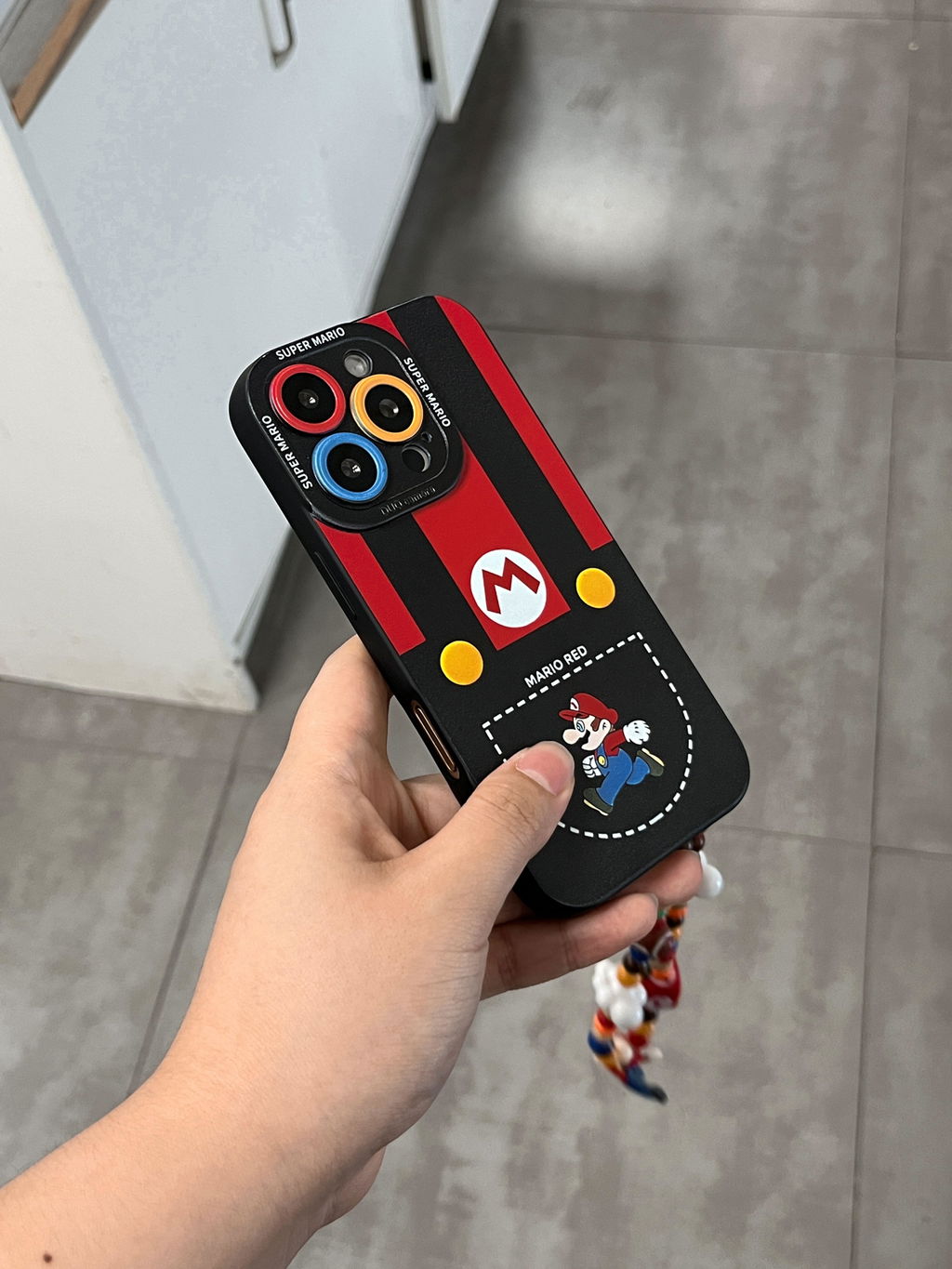 iPhone beads series | Super Mario Liquid Silicone Phone Case