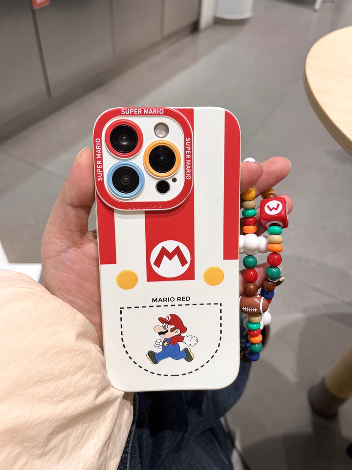 iPhone beads series | Super Mario Liquid Silicone Phone Case
