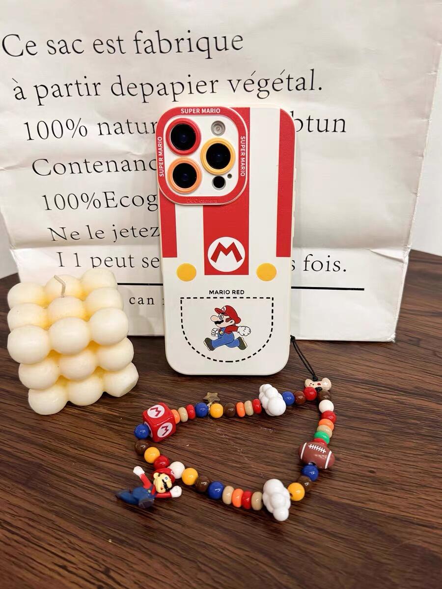 iPhone beads series | Super Mario Liquid Silicone Phone Case